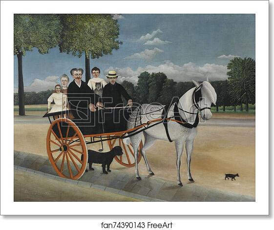 Free art print of La Carriole du père Junier by Henri Rousseau Free art print of La Carriole du père Junier by Henri Rousseau