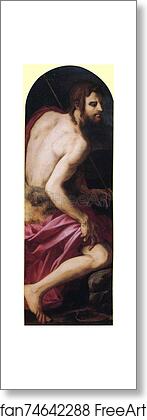 Free art print of St. John the Baptist by Agnolo Bronzino