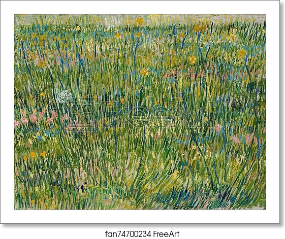 Free art print of Grasgrond Patch of grass by Vincent Van Gogh Free art print of Grasgrond Patch of grass by Vincent Van Gogh