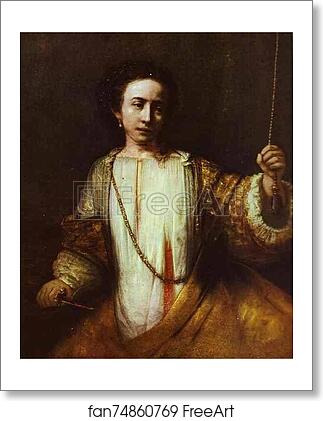 Free art print of Lucretia by Rembrandt Harmenszoon Van Rijn
