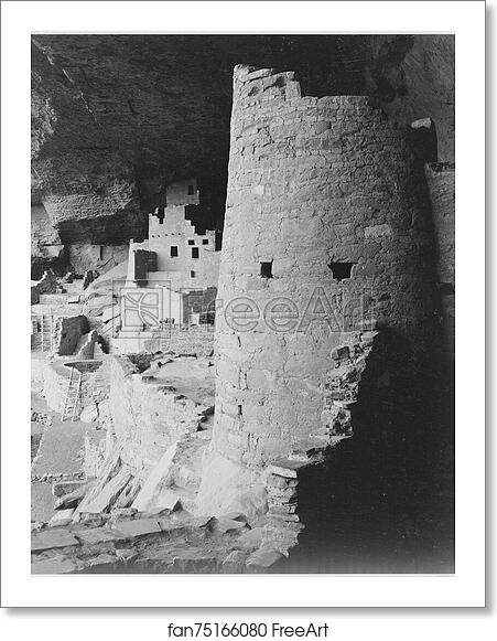 Free art print of Cliff Palace, Mesa Verde National Park," Colorado. (vertical orientation). Photographs of National Parks and Monuments, compiled 1941 - 1942, documenting the period ca. 1933 - 1942. by Ansel Adams (1902-1984) Free art print of Cliff Palace, Mesa Verde National Park," Colorado. (vertical orientation). Photographs of National Parks and Monuments, compiled 1941 - 1942, documenting the period ca. 1933 - 1942. by Ansel Adams (1902-1984)