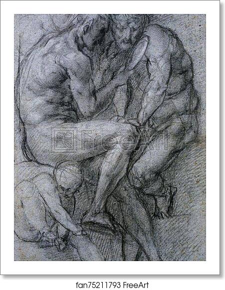 Free art print of Two Male Figures Looking in a Mirror and a Putto by Jacopo Carrucci, Known As Pontormo Free art print of Two Male Figures Looking in a Mirror and a Putto by Jacopo Carrucci, Known As Pontormo