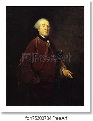 Free art print of George Ashby by Sir Joshua Reynolds