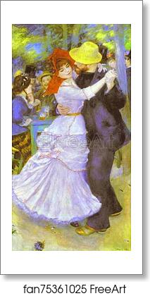 Free art print of Dance at Bougival (Suzanne Valadon and Paul Lhote) by Pierre-Auguste Renoir