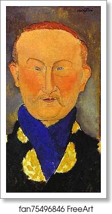 Free art print of Portrait of Leon Bakst by Amedeo Modigliani Free art print of Portrait of Leon Bakst by Amedeo Modigliani
