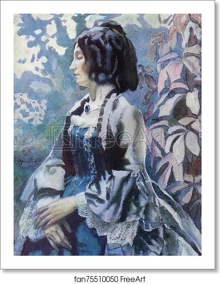 Free art print of Lady in Blue by Victor Borisov-Musatov Free art print of Lady in Blue by Victor Borisov-Musatov