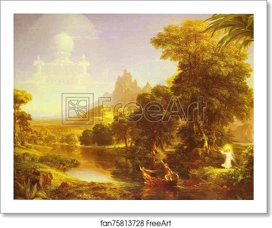 Free art print of The Voyage of Life: Youth by Thomas Cole