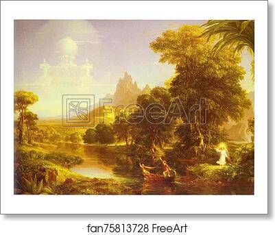 Free art print of The Voyage of Life: Youth by Thomas Cole