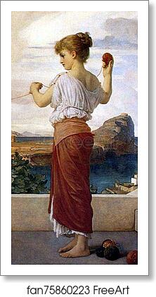 Free art print of Winding the Skein. Detail by Frederick Leighton