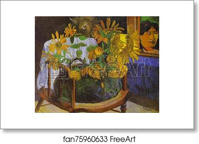 Free art print of Sunflowers by Paul Gauguin