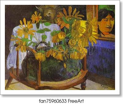 Free art print of Sunflowers by Paul Gauguin Free art print of Sunflowers by Paul Gauguin