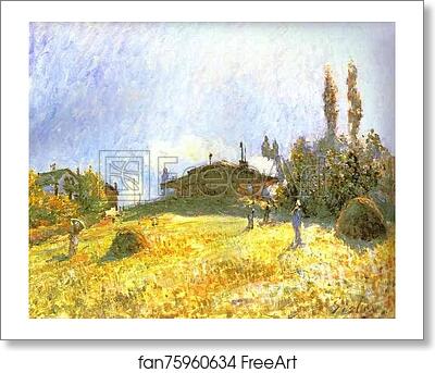 Free art print of Station at Sèvres by Alfred Sisley
