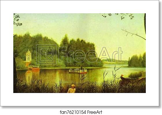 Free art print of View of a Park in the Estate of Ostrovki by Grigoriy Soroka Free art print of View of a Park in the Estate of Ostrovki by Grigoriy Soroka