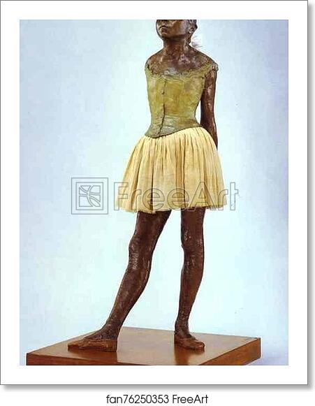 Free art print of Little Fourteen-Year-Old Dancer by Edgar Degas Free art print of Little Fourteen-Year-Old Dancer by Edgar Degas