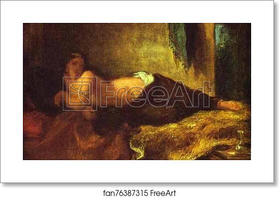 Free art print of Odalisque by Eugène Delacroix Free art print of Odalisque by Eugène Delacroix