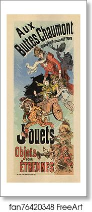 Free art print of Aux Buttes Chaumont Jouets Objets pour Étrennes 1889 by Jules Chéret Free art print of Aux Buttes Chaumont Jouets Objets pour Étrennes 1889 by Jules Chéret