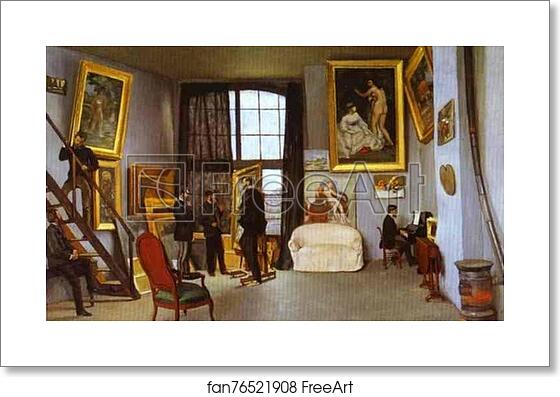 Free art print of The Artist's Studio, Rue de la Condamine by Frédéric Bazille Free art print of The Artist's Studio, Rue de la Condamine by Frédéric Bazille