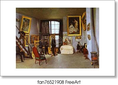 Free art print of The Artist's Studio, Rue de la Condamine by Frédéric Bazille Free art print of The Artist's Studio, Rue de la Condamine by Frédéric Bazille