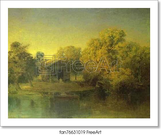 Free art print of Pond at the Sunset by Feodor Vasilyev Free art print of Pond at the Sunset by Feodor Vasilyev