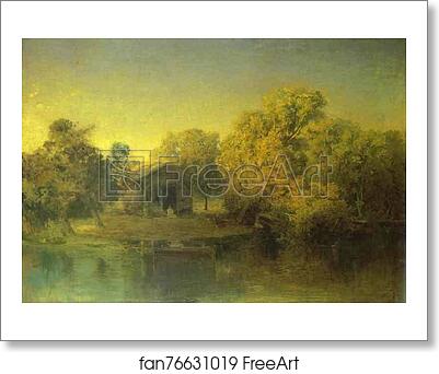 Free art print of Pond at the Sunset by Feodor Vasilyev