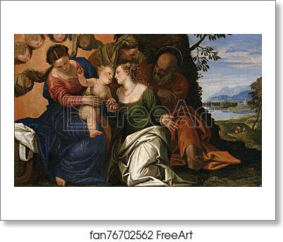 Free art print of Mystic Marriage of Saint Catherine of Alexandria by Paolo Veronese