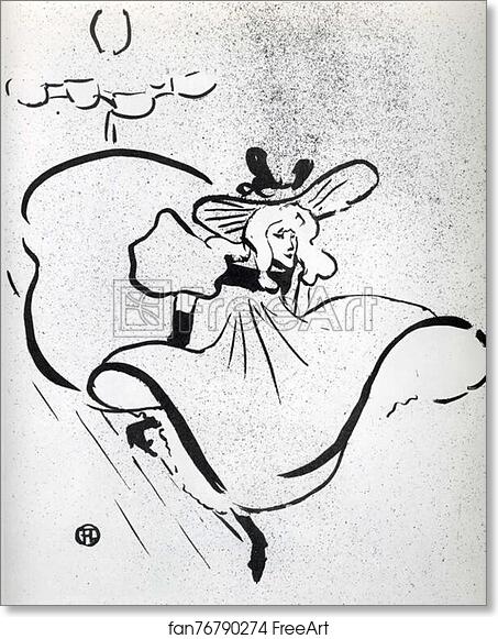 Free art print of Jane Avril by Henri De Toulouse-Lautrec