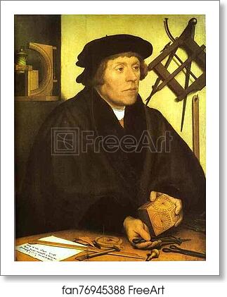 Free art print of Portrait of Nicholas Kratzer by Hans Holbein The Younger