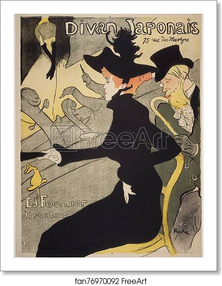 Free art print of Divan Japonais by Henri De Toulouse-Lautrec Free art print of Divan Japonais by Henri De Toulouse-Lautrec