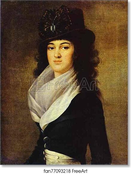 Free art print of Portrait of Princess Anna P. Gagarina, nèe Lopukhina by Jean-Louis Voille