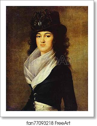 Free art print of Portrait of Princess Anna P. Gagarina, nèe Lopukhina by Jean-Louis Voille