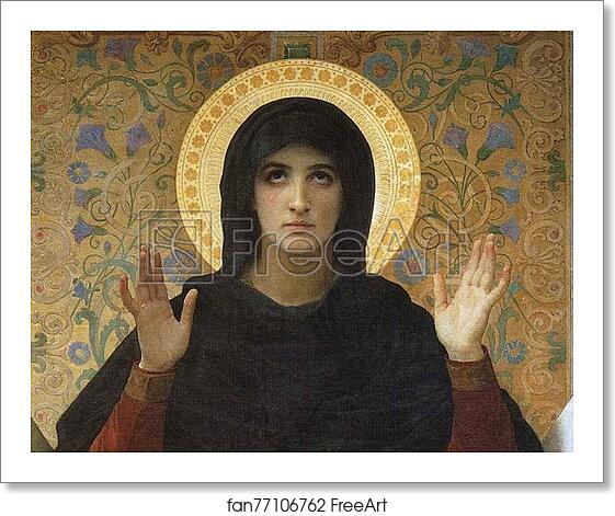 Free art print of Virgin of Consolation. Detail by William-Adolphe Bouguereau Free art print of Virgin of Consolation. Detail by William-Adolphe Bouguereau