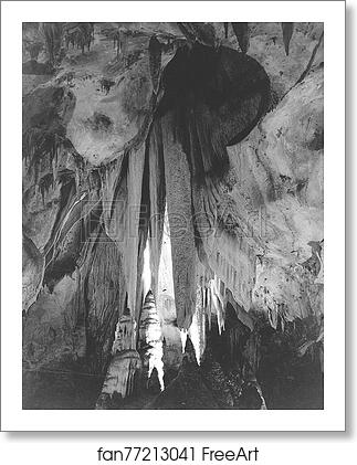 Free art print of 79-AAW-19 Onyx drapes in the Papoose Room. Carlsbad Caverns 1942. by Ansel Adams (1902-1984) Free art print of 79-AAW-19 Onyx drapes in the Papoose Room. Carlsbad Caverns 1942. by Ansel Adams (1902-1984)