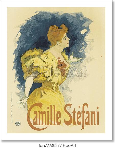 Free art print of Mlle "Camille Stéfani". by Jules Chéret Free art print of Mlle "Camille Stéfani". by Jules Chéret