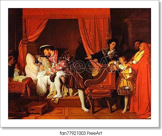 Free art print of Death of Leonardo da Vinci by Jean-Auguste-Dominique Ingres Free art print of Death of Leonardo da Vinci by Jean-Auguste-Dominique Ingres