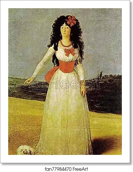 Free art print of Portrait of the Dutchess of Alba by Francisco De Goya Y Lucientes Free art print of Portrait of the Dutchess of Alba by Francisco De Goya Y Lucientes