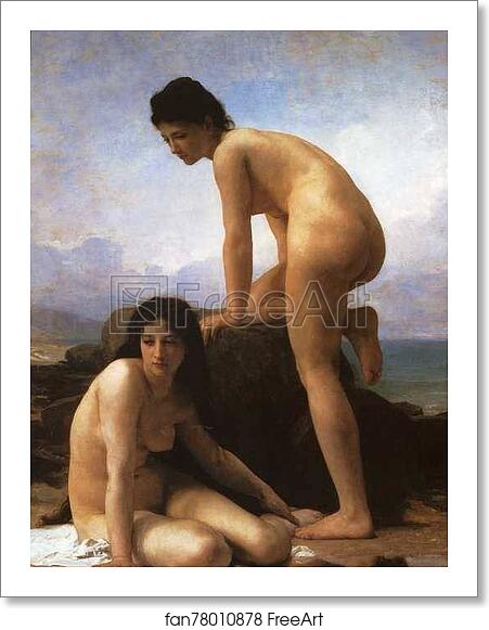 Free art print of The Bathers by William-Adolphe Bouguereau Free art print of The Bathers by William-Adolphe Bouguereau