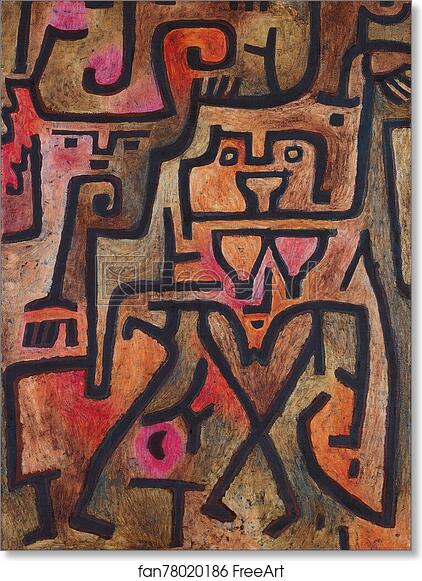 Free art print of Forest Witches by Paul Klee