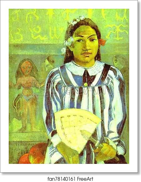 Free art print of Merahi metua no Tehamana (Ancestors of Tehamana) by Paul Gauguin Free art print of Merahi metua no Tehamana (Ancestors of Tehamana) by Paul Gauguin