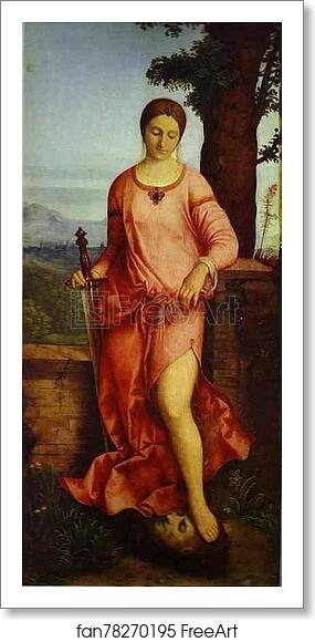 Free art print of Judith by Giorgione