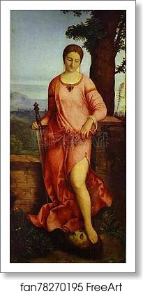 Free art print of Judith by Giorgione