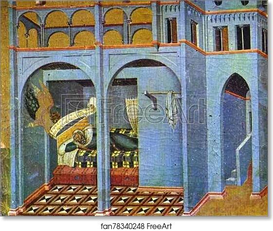 Free art print of Sobach's Dream by Pietro Lorenzetti