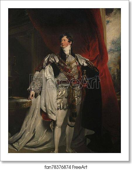 Free art print of The Prince Regent in Garter Robes by Sir Thomas Lawrence Free art print of The Prince Regent in Garter Robes by Sir Thomas Lawrence
