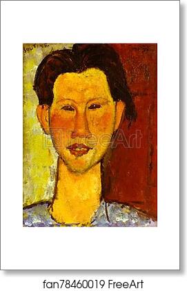 Free art print of Portrait of Chaim Soutine by Amedeo Modigliani