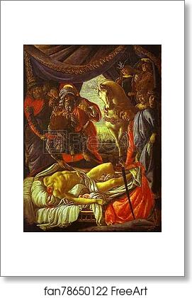 Free art print of Discovery of the Body of Holofernes by Alessandro Botticelli