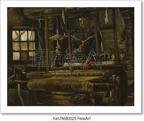 Free art print of A Weaver's Cottage by Vincent Van Gogh