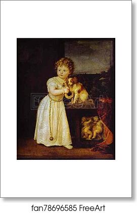 Free art print of Portrait of Clarissa Strozzi by Titian