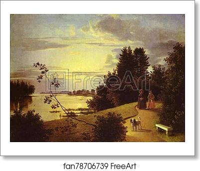 Free art print of View on Yelagin Island in St. Petersburg by Ivan Khrutsky