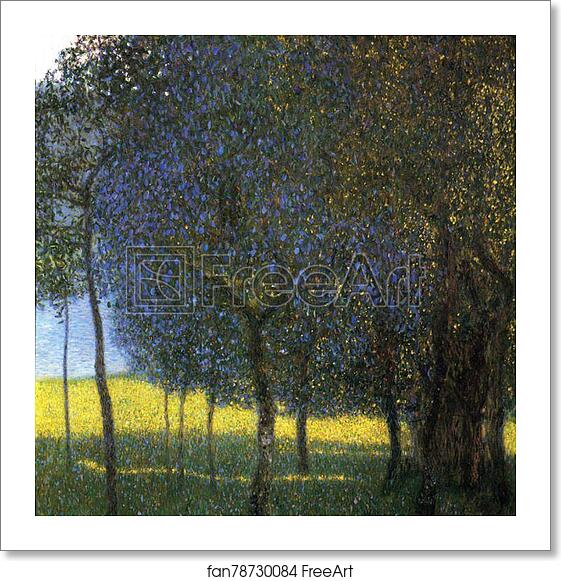 Free art print of Fruit Trees by Gustav Klimt Free art print of Fruit Trees by Gustav Klimt