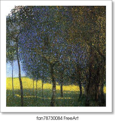 Free art print of Fruit Trees by Gustav Klimt Free art print of Fruit Trees by Gustav Klimt