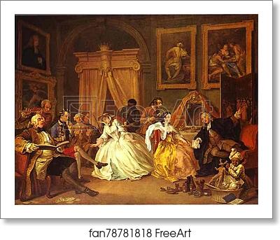 Free art print of The Countess's Morning Levee by William Hogarth